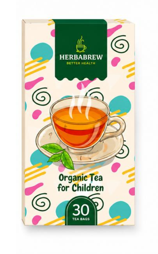 Organic Tea for Children box of thirty organic tea bags